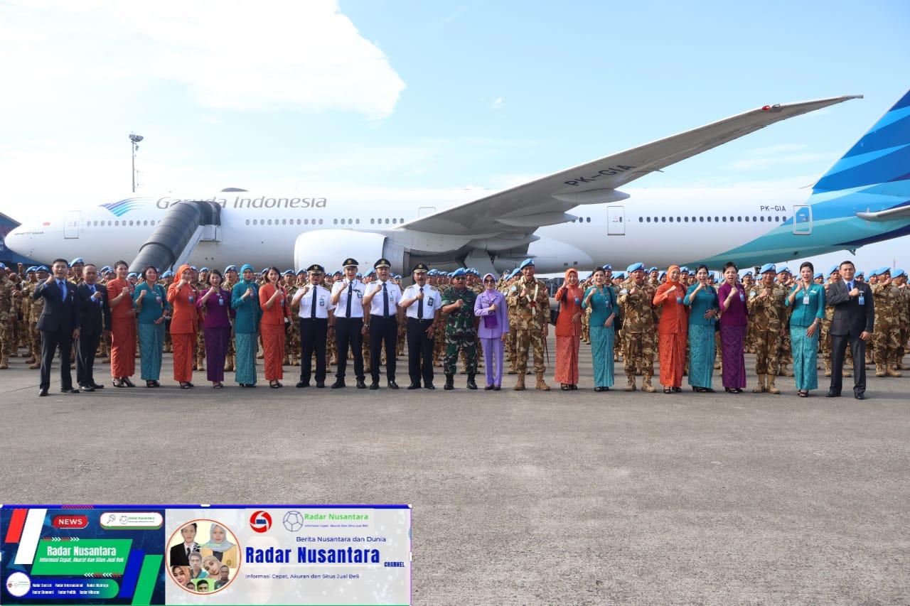 Pulang Dari Misi di Lebanon, Satgas TNI Kontingen Garuda UNIFIL TA 2024 Sujud Syukur