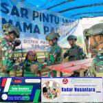 Mereka Datang dengan Sayur dan Luka, Satgas TNI Hadiahkan dengan Senyum dan Harapan
