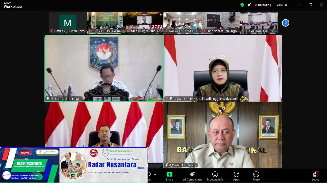 Kumpulkan Pemda secara Virtual, Mendagri Komitmen Dukung Penuh Pelaksanaan Program MBG