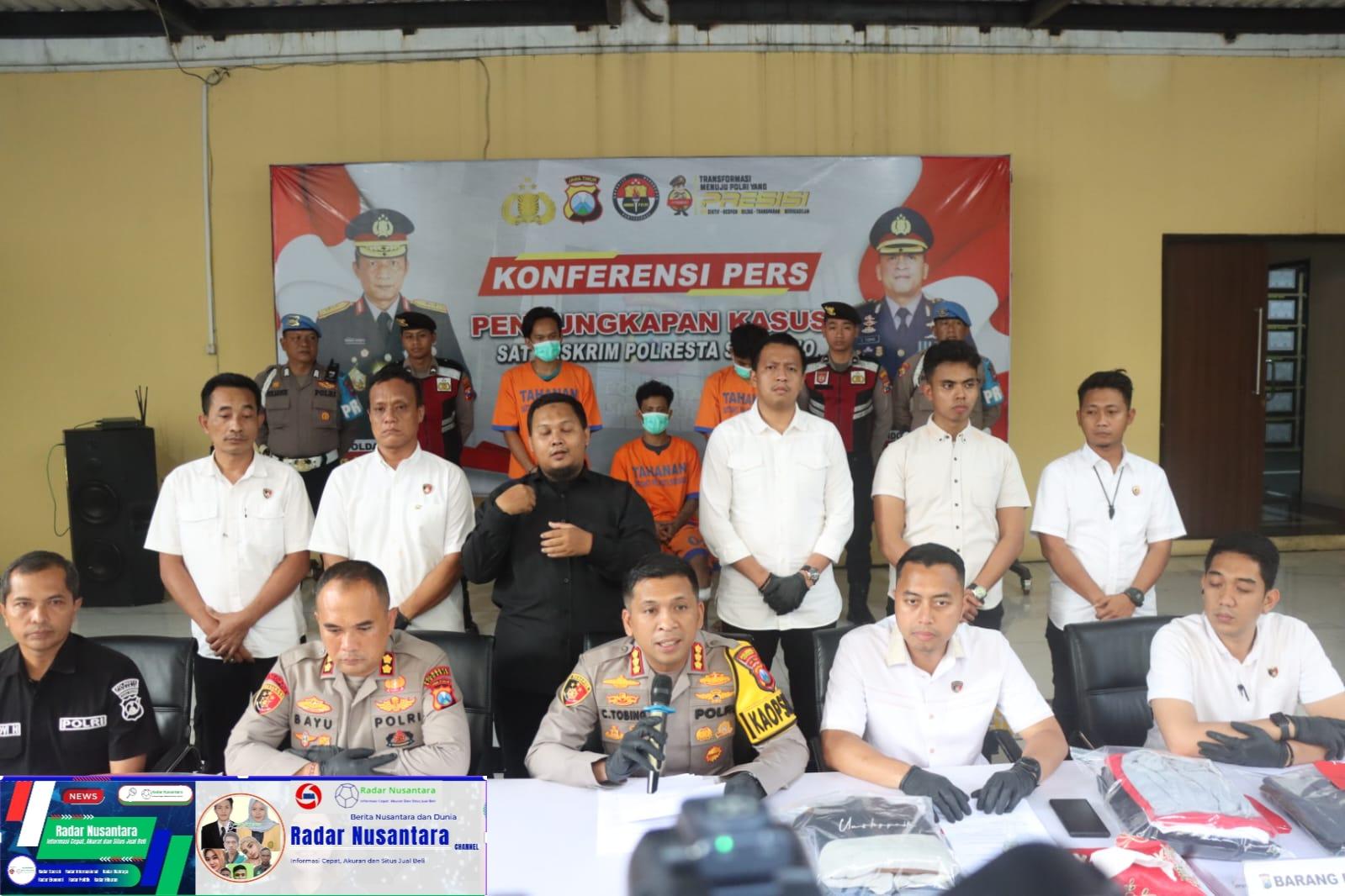 Polisi Ringkus Pelaku Jambret di Sidoarjo, Akibatkan Korban Meninggal