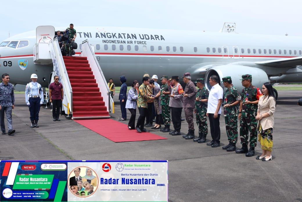 Wapres RI Gibran Rakabuming Raka Tiba di Medan, Disambut Pangdam I/BB dan Forkopimda Sumut
