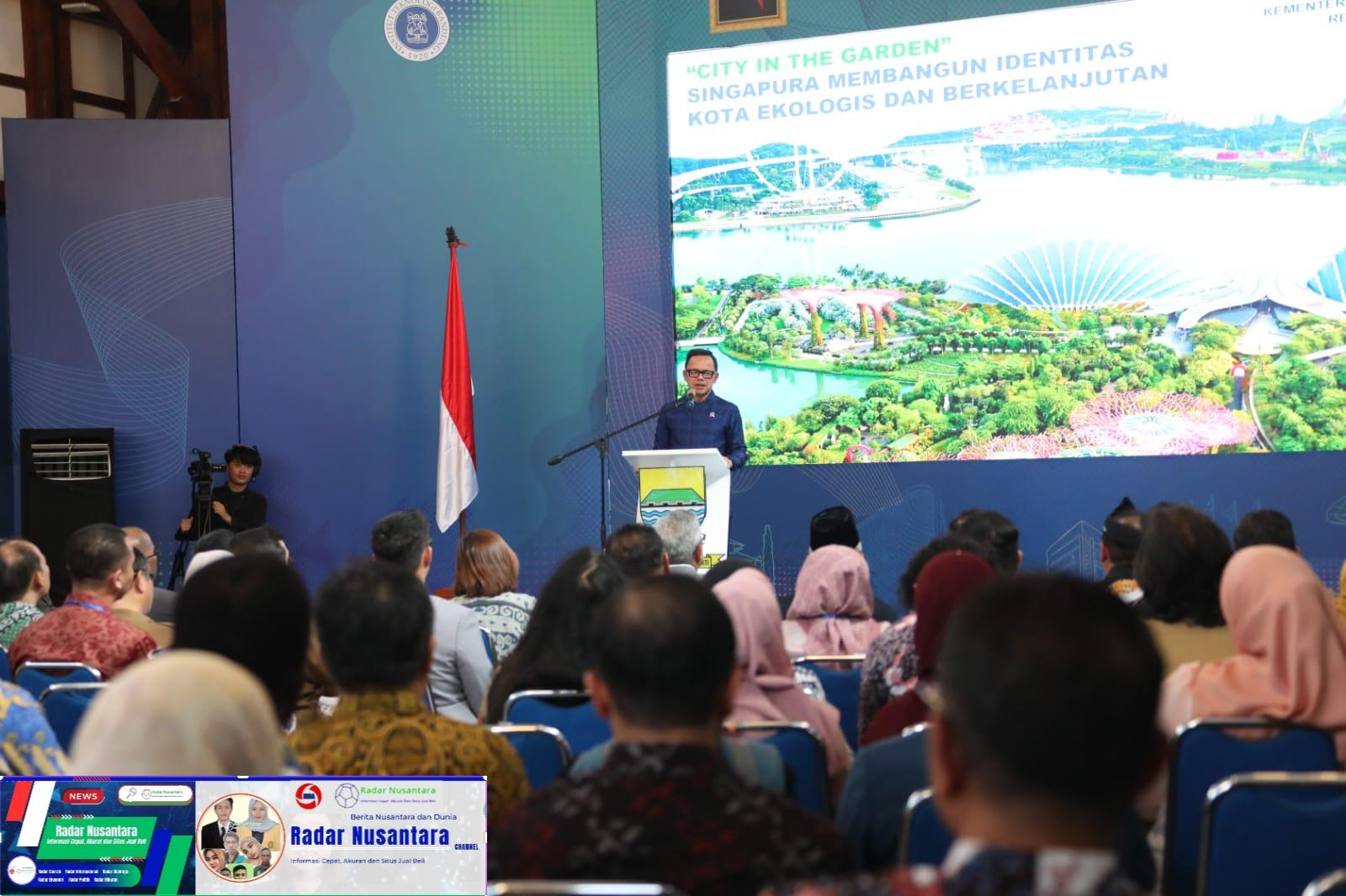 Jadi Keynote Speaker Simposium Bandung Asia Afrika City Network, Wamendagri Bima Arya: Branding Adalah Identitas Kota