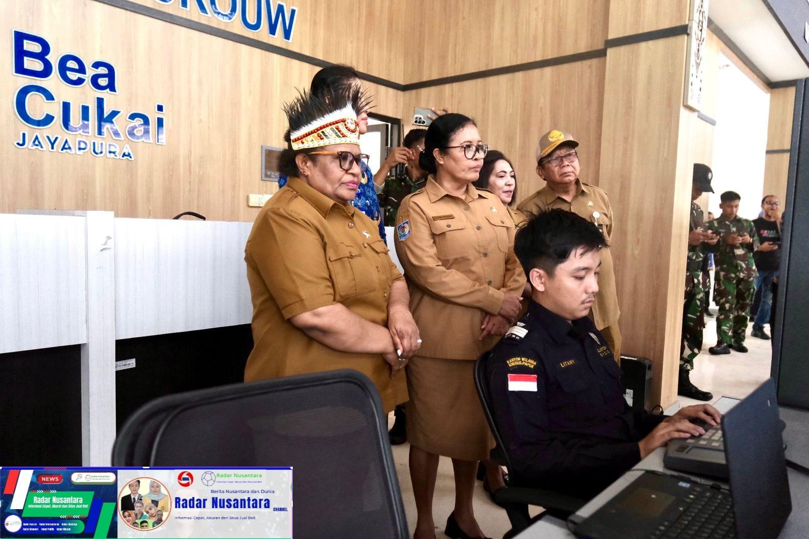 Wamendagri Ribka Haluk Tinjau PLBN Skouw, Pastikan Peningkatan Layanan dan Interaksi Ekonomi Lintas Batas