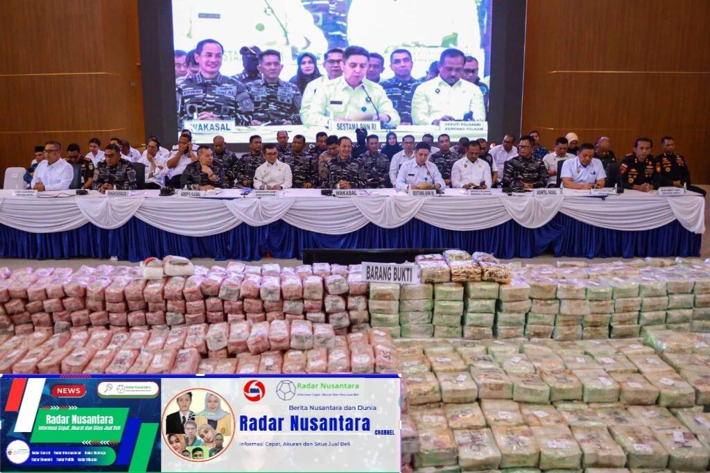 Jalankan Instruksi Presiden, Aparat Penegak Hukum Bersinergi Musnahkan + 1,9 Ton Narkotika