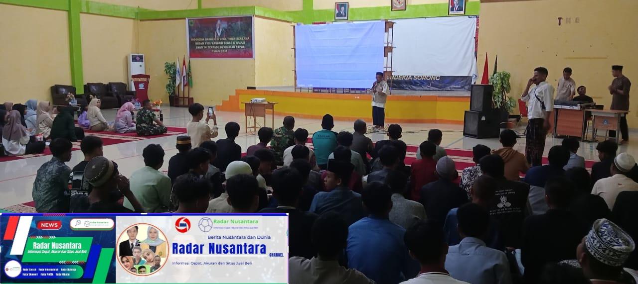 Jajaran Kodam XVIII/Kasuari Gelar Nobar Film Inspiratif dalam Rangka Peringatan Harkitnas ke-117