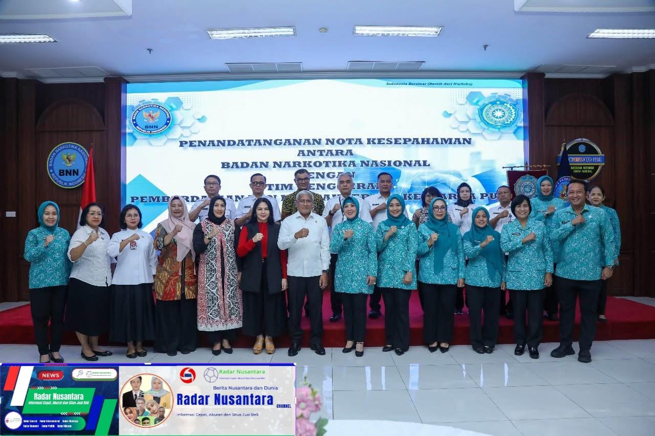 BNN dan TP PKK Pusat Bersinergi Membangun Keluarga Tangguh Bersinar