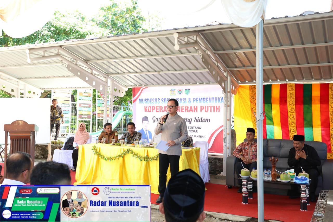 Wamendagri Bima Tekankan Kopdeskel Merah Putih Harus Berdampak terhadap Kesejahteraan Masyarakat