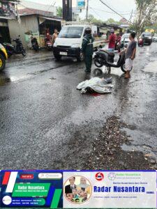 Tabrakan di depan Rumah Makan Geprek Pahlawan Satu Orang Pelajar SMP Sunan Ampel Meninggal Dunia