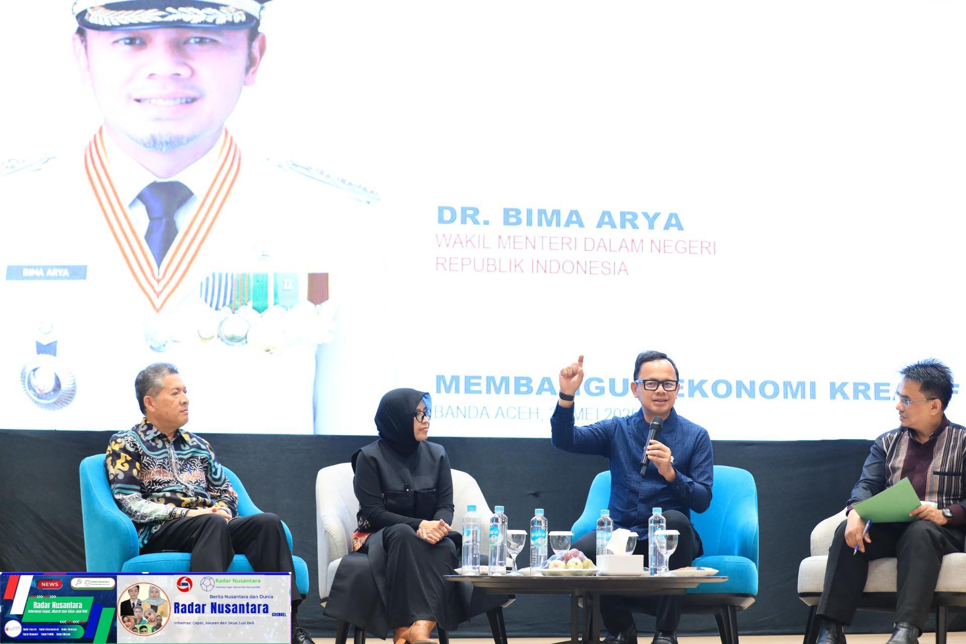 Wamendagri Bima Dorong Kota Banda Aceh Bangun Ekosistem Menuju Kota Parfum