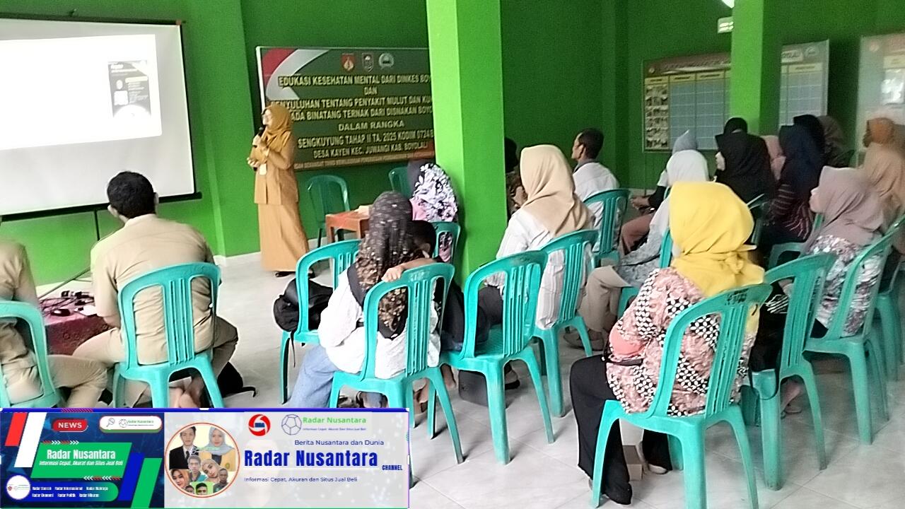 Kodim Boyolali Bekerjasama Dengan Disnakan Boyolali Sosialisasikan Kesehatan Ternak