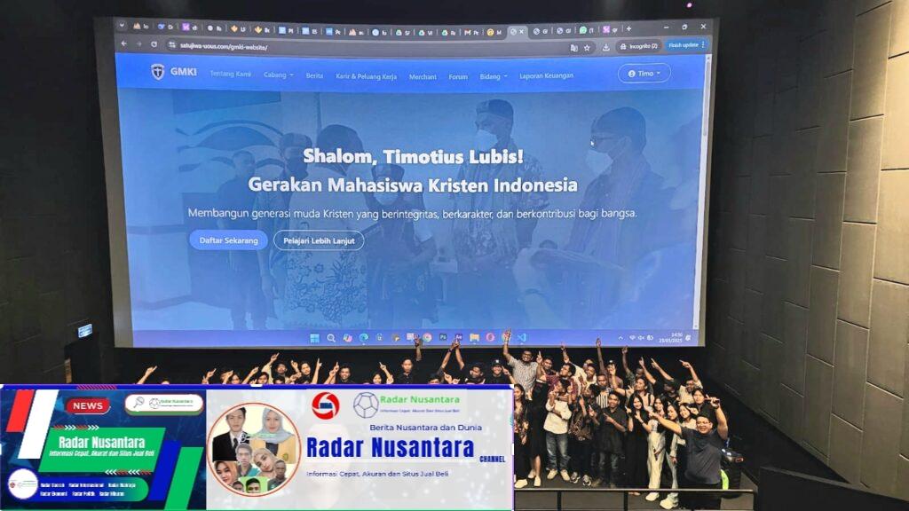 Timotius Lubis si Caketum UMKM, Luncurkan Prototipe Website Canggih GMKI