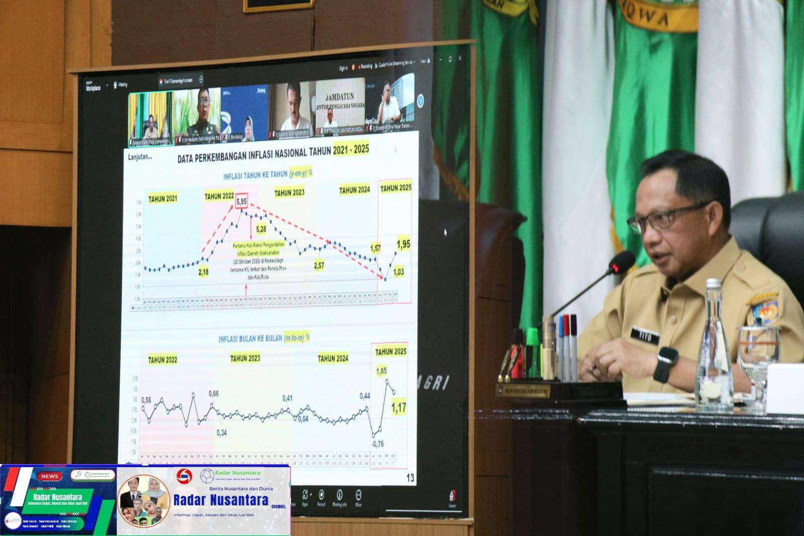 Mendagri Tegaskan Pentingnya Pendekatan Daerah dalam Pengendalian Inflasi