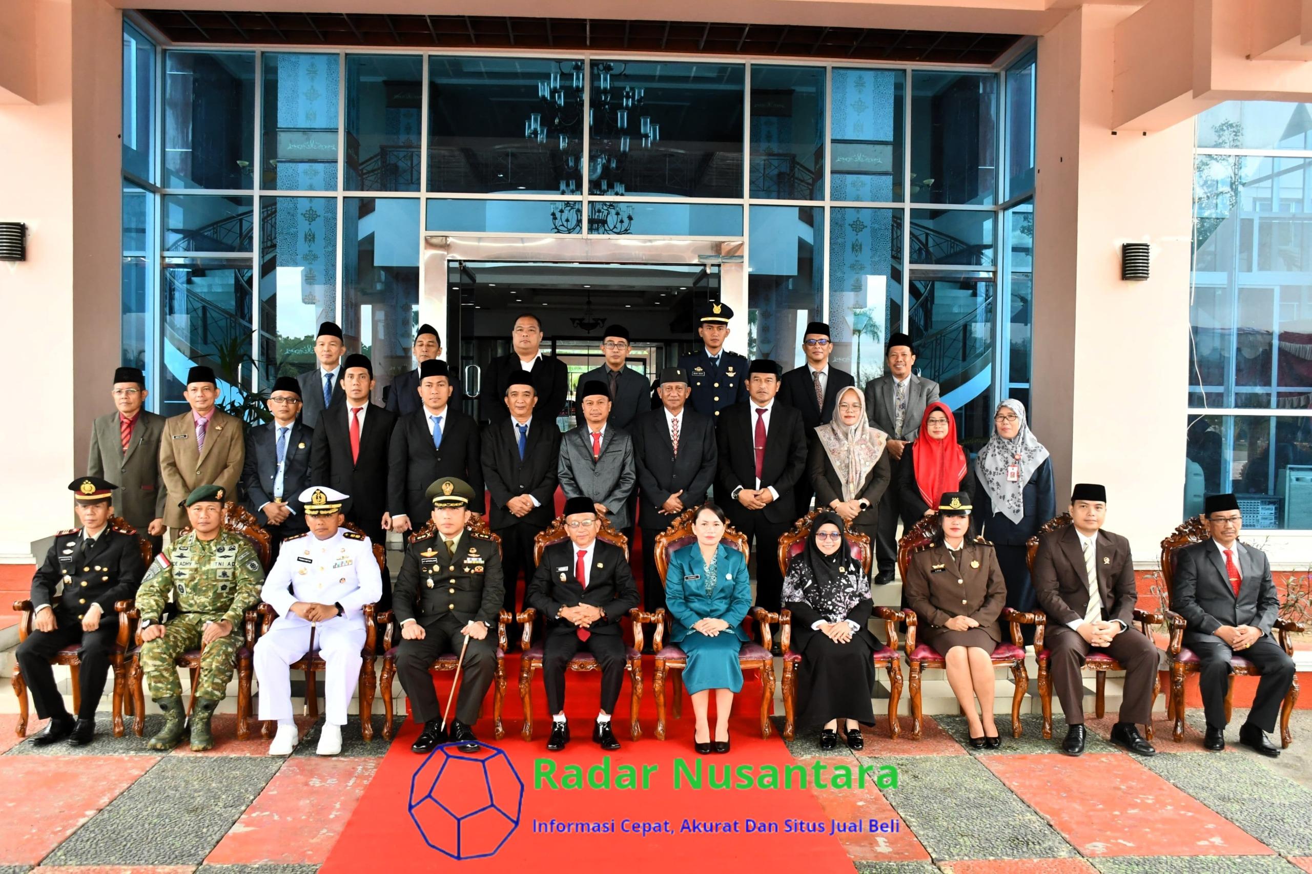 Satgas Pamtas Yonarmed 11 Kostrad Laksanakan Upacara di Perbatasan