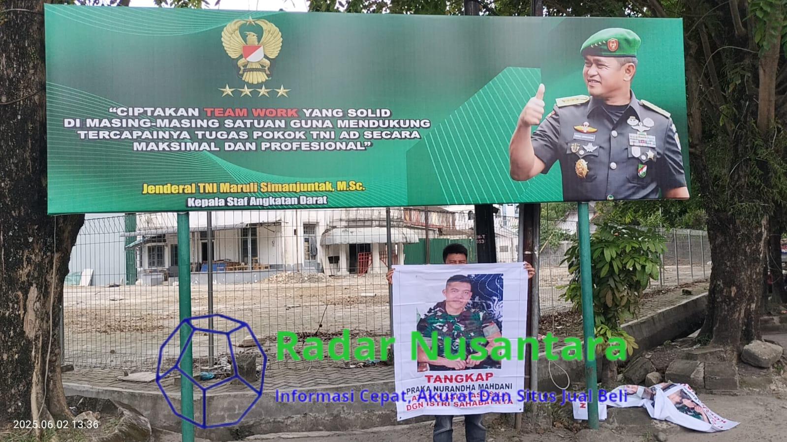 Laporan 1 Tahun Bertapa di Pomdam I BB, Afner Harahap Kembali Datangi Pomdam I Bukit Barisan Mengemis Keadilan