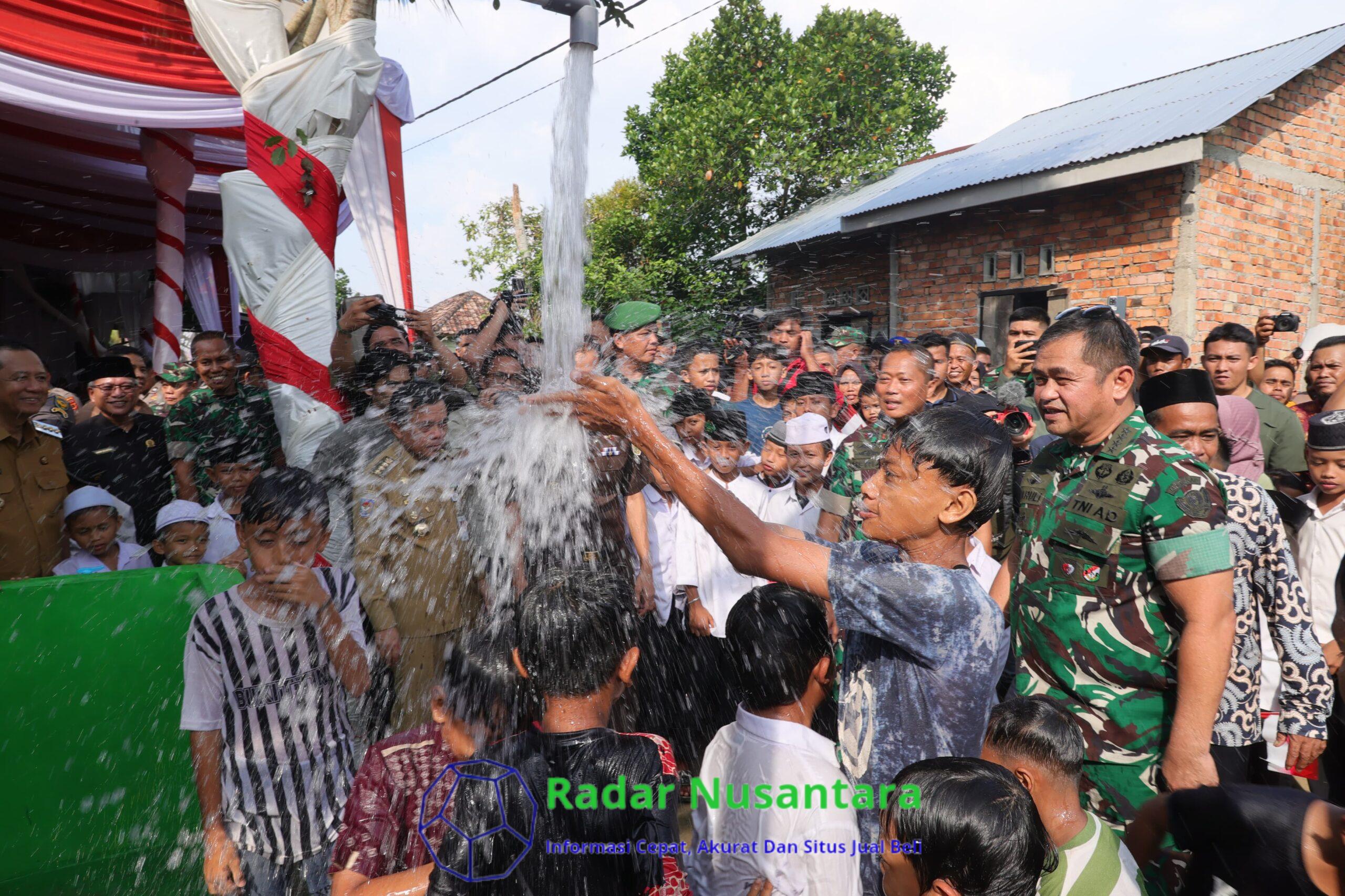 Pastikan Program TNI AD Manunggal Air Berdampak Pada Rakyat, Kasad Resmikan Sumur Bor di Jambi