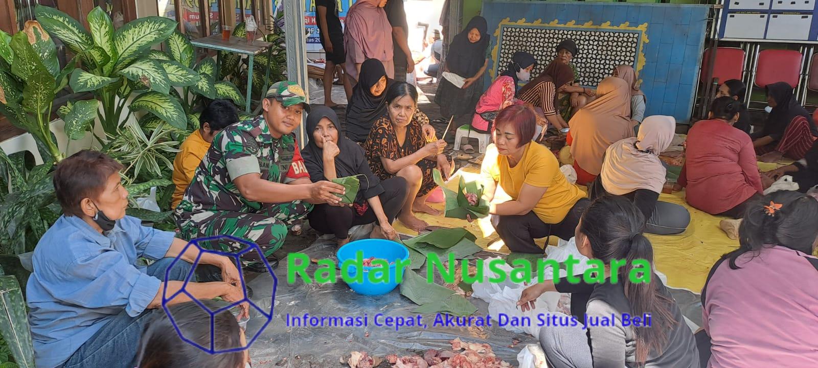 Serda Ichsan Himbau Warga Gunakan Bahan Alami Wadahi Daging Qurban