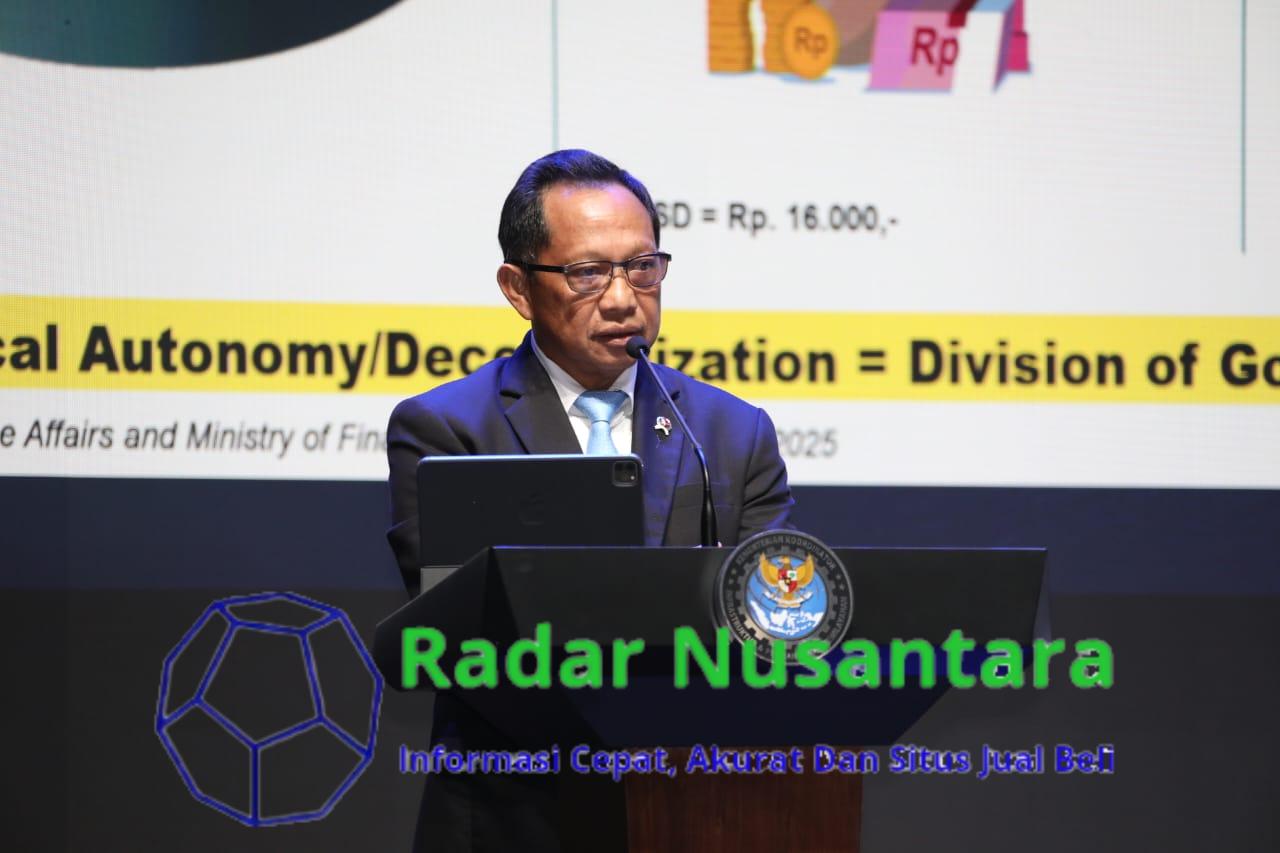 Mendagri: Pemda Pegang Peran Strategis dalam Pembangunan Infrastruktur Nasional