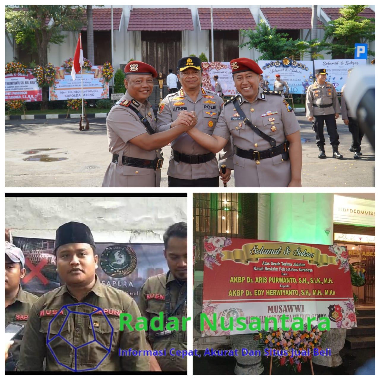 SAPURA Ucapkan Selamat kepada AKBP Edy Herwiyanto Sebagai Kasat Reskrim Polrestabes Surabaya