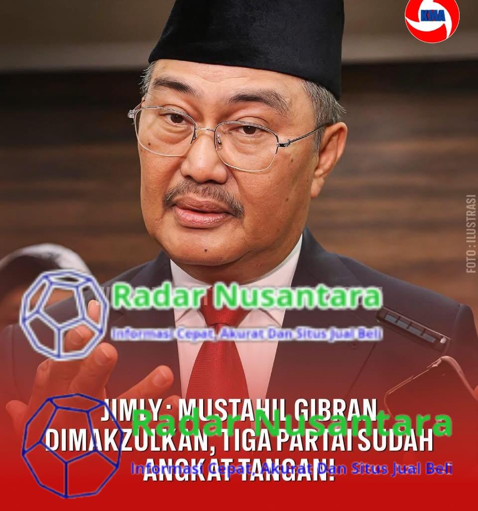 Jimly Sebut Pemakzulan Wapres Gibran Mustahil: Tiga Partai Sudah Menolak