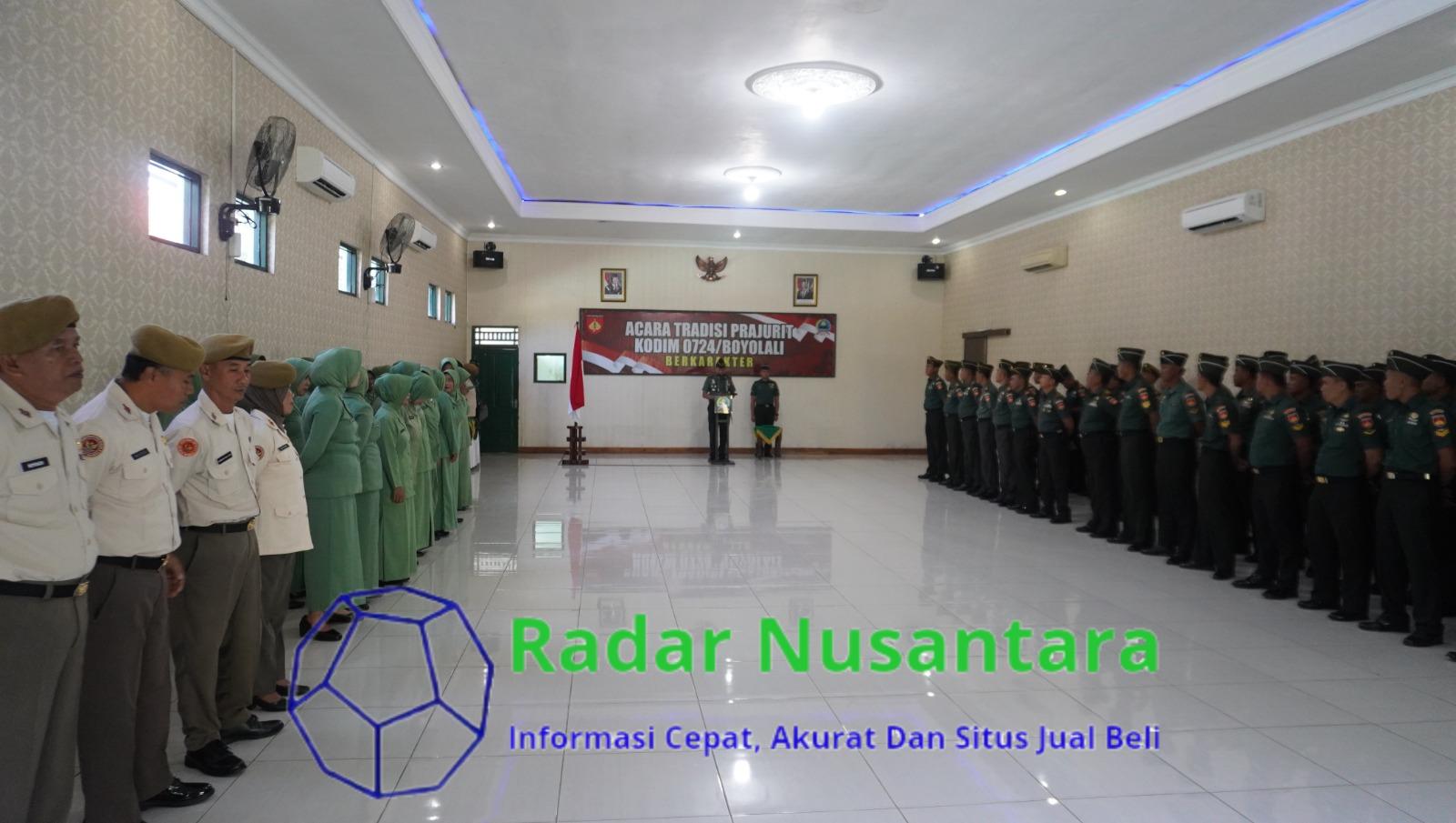 Belasan Prajurit Kodim Boyolali Purna Tugas