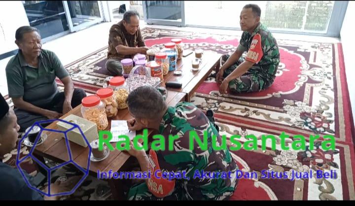 Babinsa Jalin Silaturahmi, Tingkatkan Kerjasama dengan Pengurus Pondok Pesantren