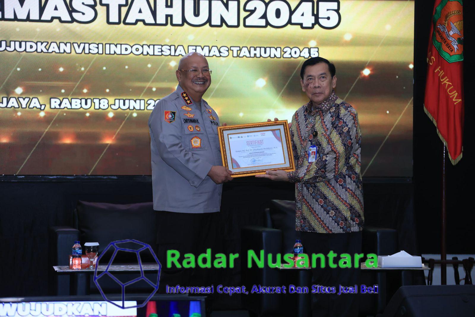 Polri Terus Berupaya Wujudkan SDM Unggul Demi Wujudkan Indonesia Emas