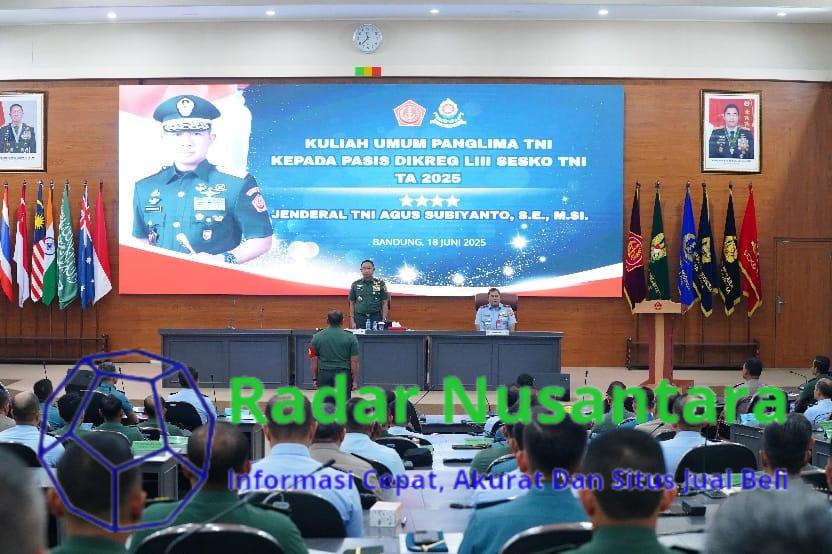 Panglima TNI: TNI Tidak Boleh Berpolitik Praktis, Tetapi Harus Tahu Politik Negara