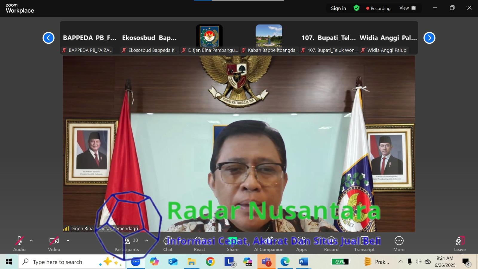 Kemendagri Dorong Penyelarasan RPJMD Papua Barat dengan RPJMN 2025–2029