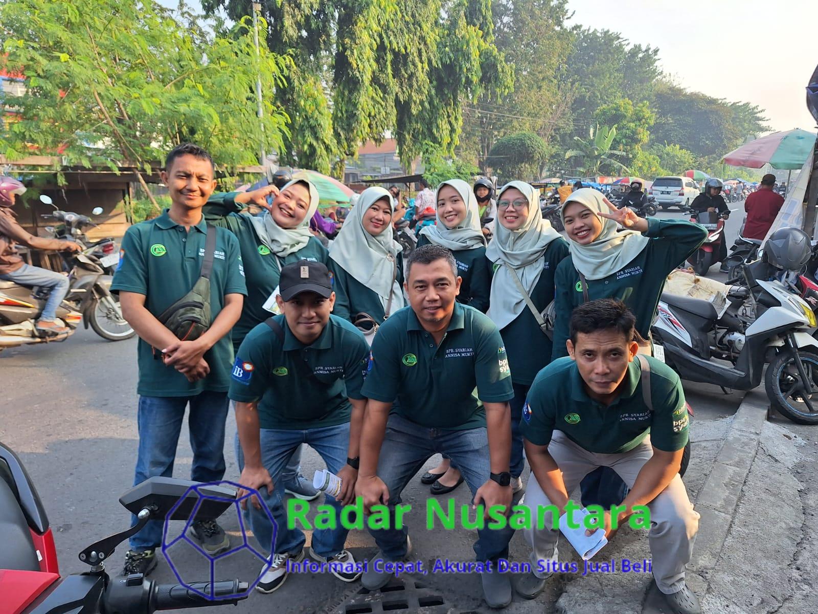 Gerebek Pasar Tebel, Bank Syariah Annisa Mukti Dukung Pertumbuhan Ekonomi