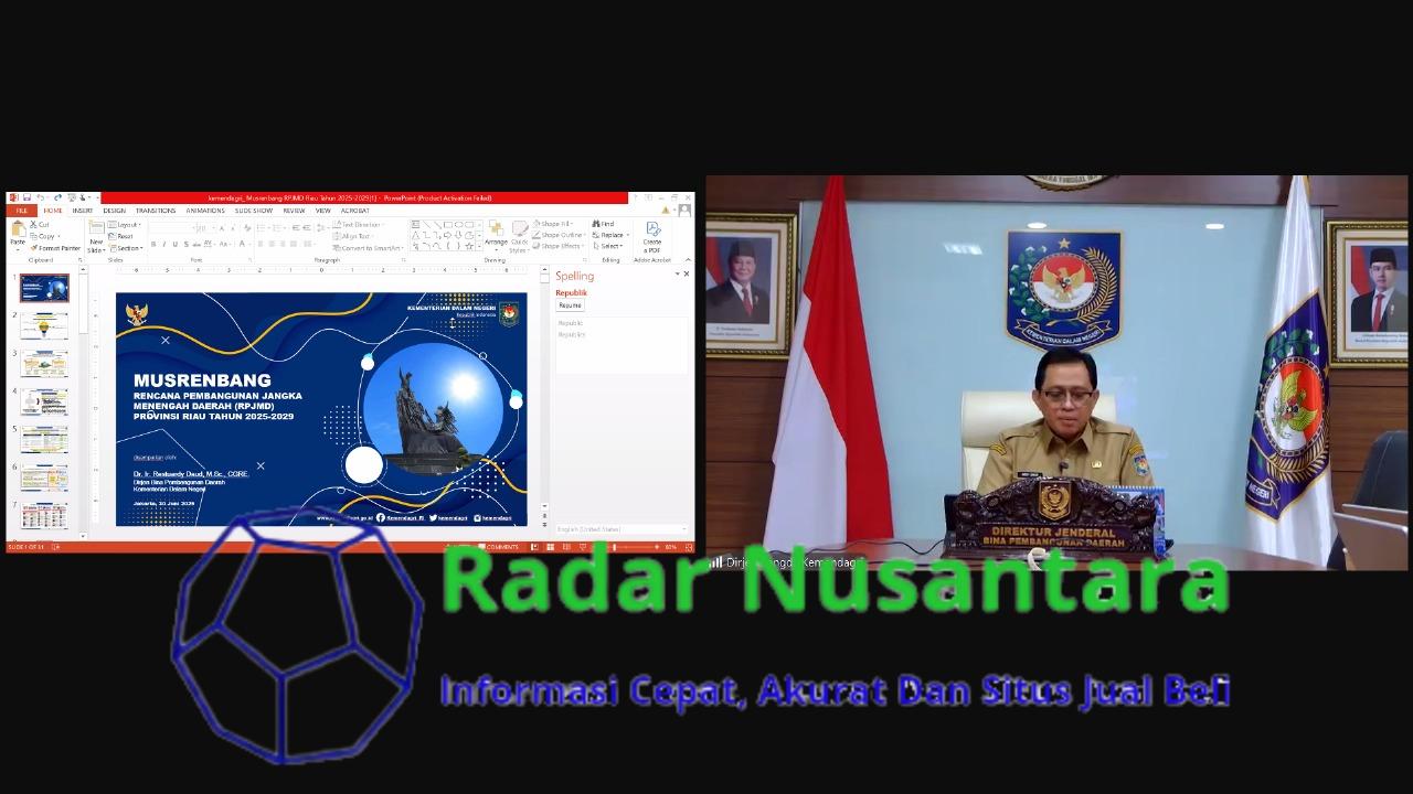 Restuardy Daud: Tantangan Daerah Harus Dijawab Lewat Perencanaan yang Tepat