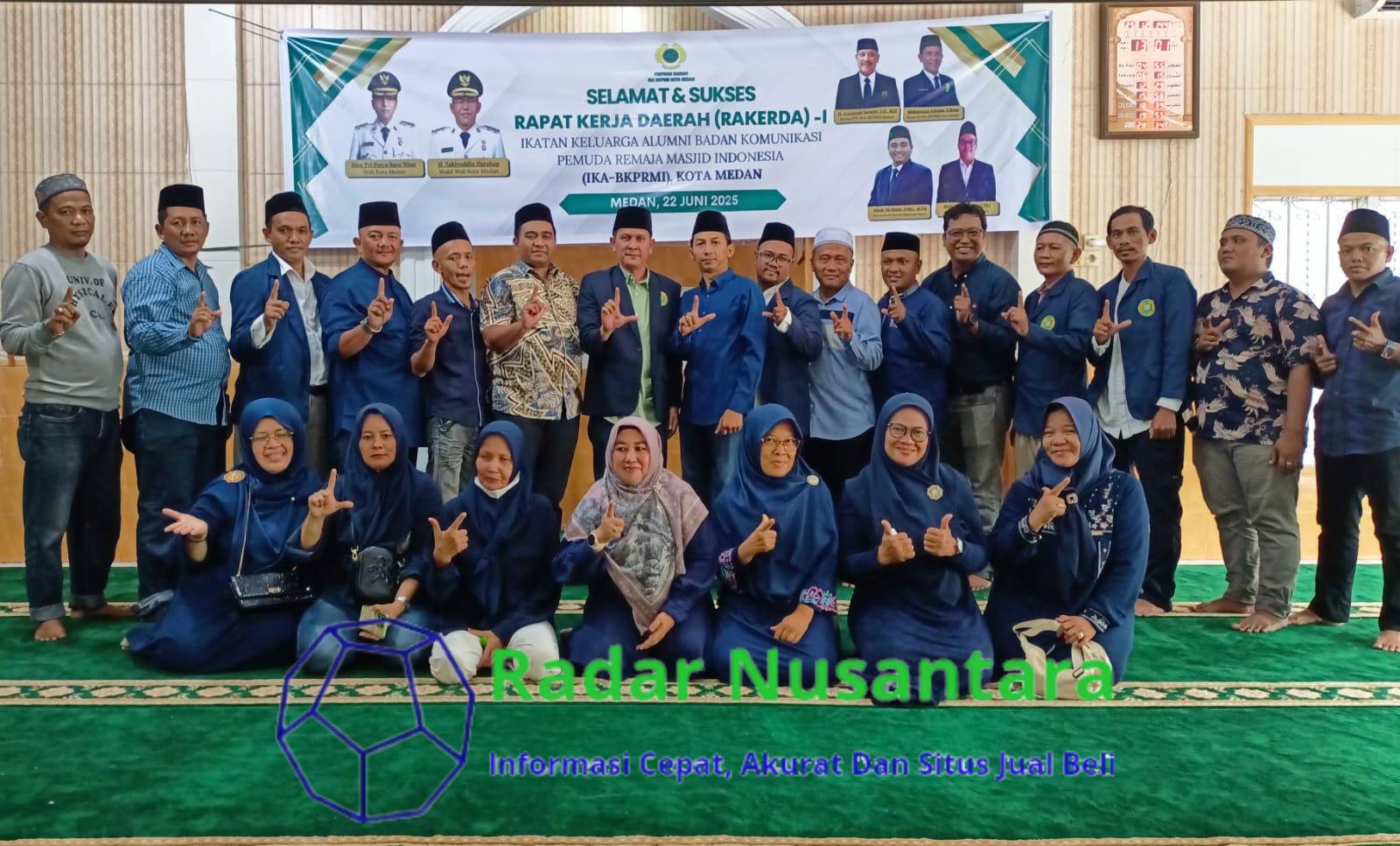 PD IKA BKPRMI Kota Medan Sukses Gelar RAKERDA dengan Tema “Sinergitas Majukan Medan dengan Makmurkan Masjid