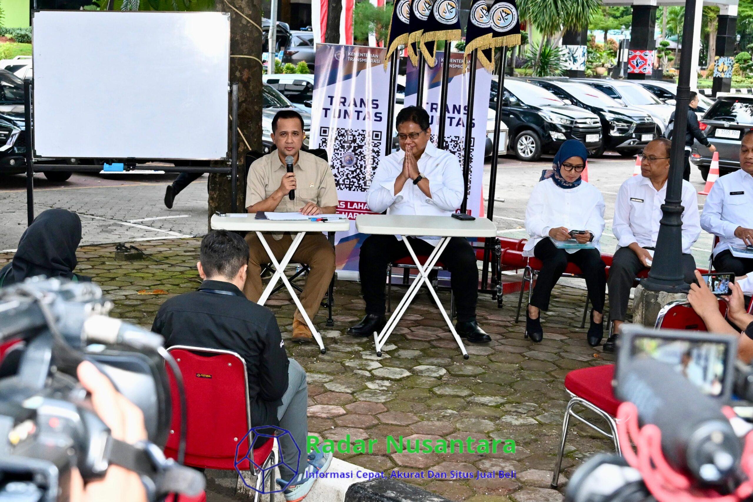 Wamen Viva Yoga Ajak Wartawan Sosialisasikan Program Transmigrasi