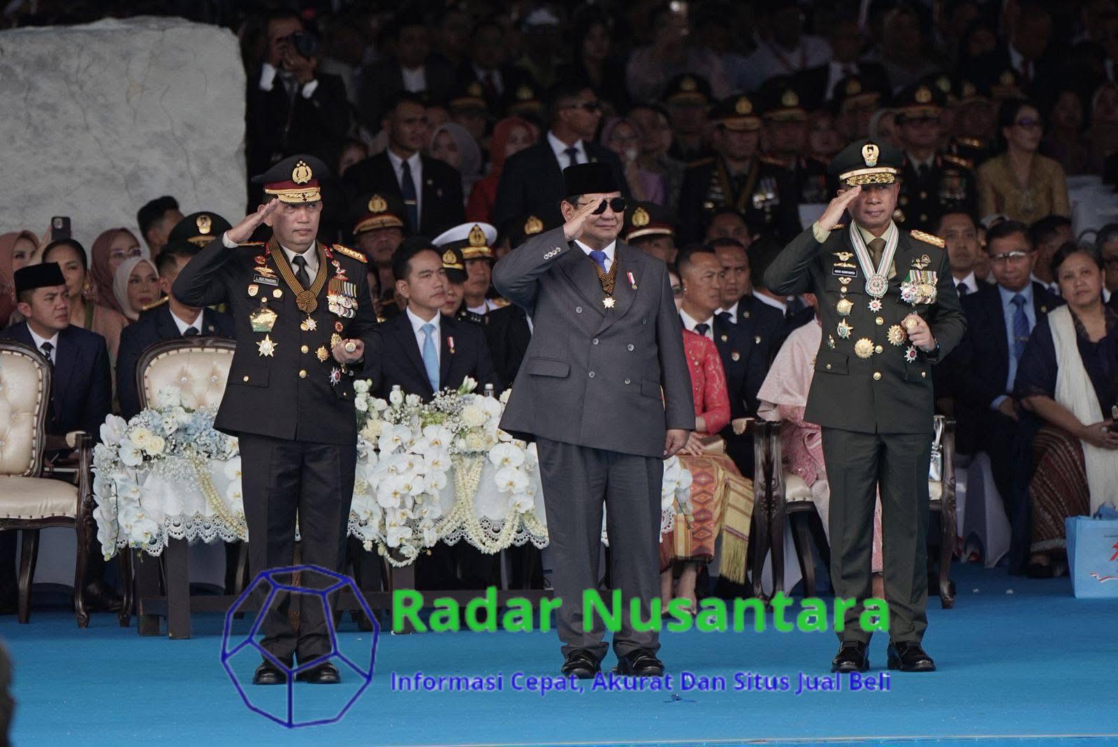 Panglima TNI Hadiri Peringatan Hari Bhayangkara ke-79 di Silang Monas