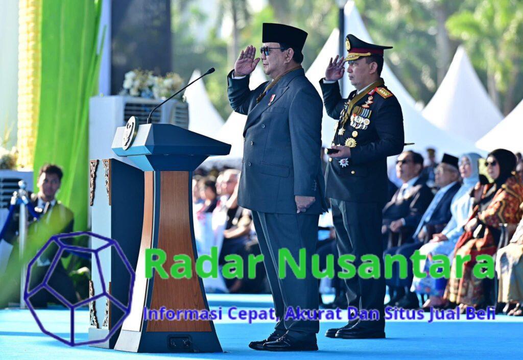 Prabowo Apresiasi Polri Bantu Peningkatan Produksi Pangan Nasional