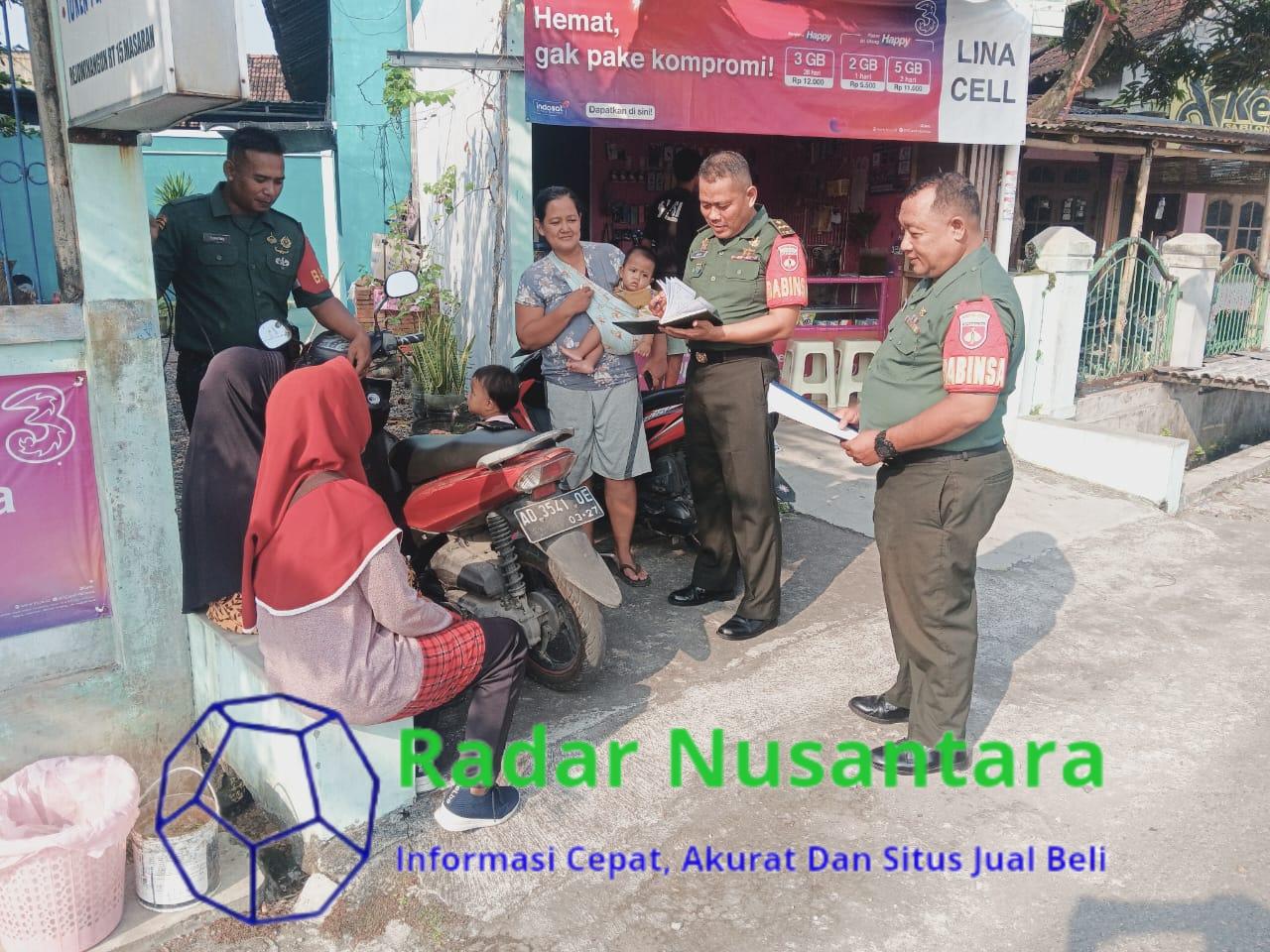 Babinsa Bergerak Cepat Peduli Kesehatan Bayi, Cari Data Anak Stunting Untuk Deteksi Dini