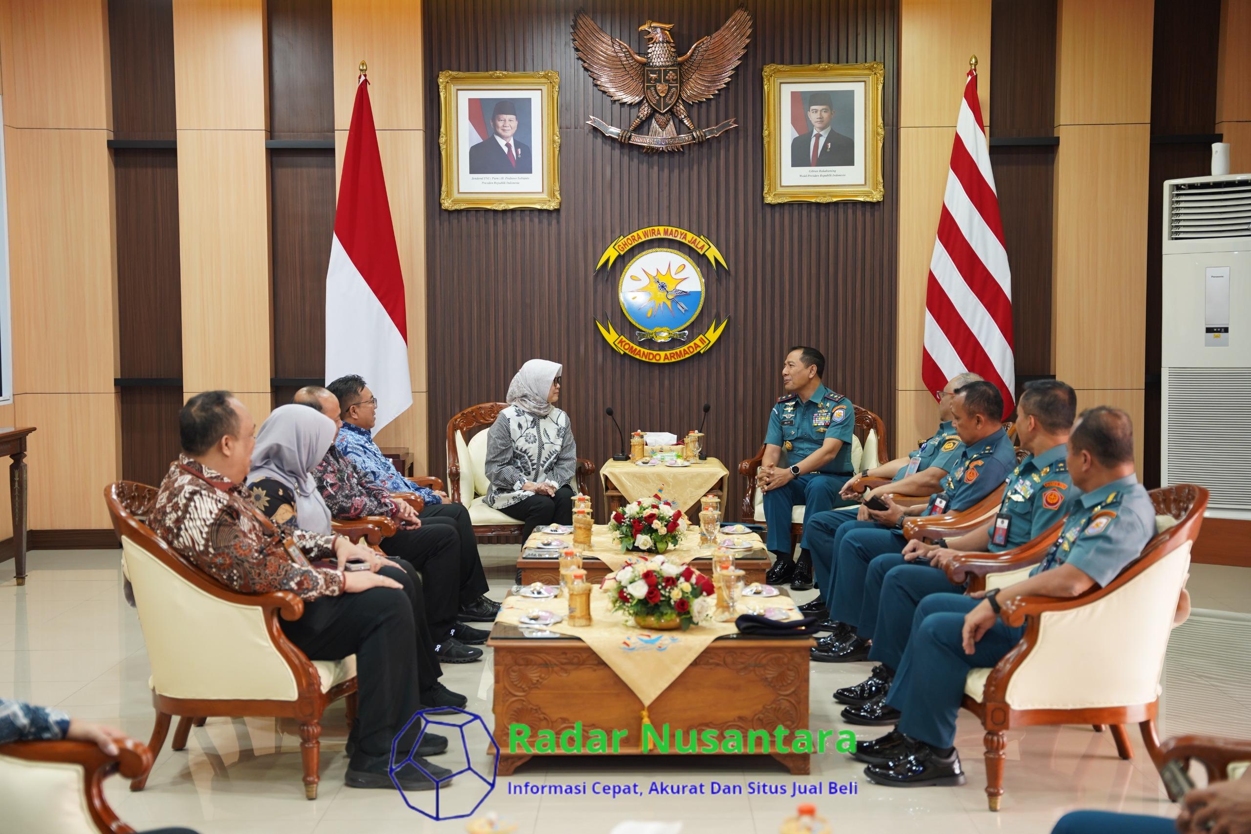 Perkuat Koordinasi Audit dan Pengawasan, Pangkoarmada II Terima Kunjungan Ketua BPK RI