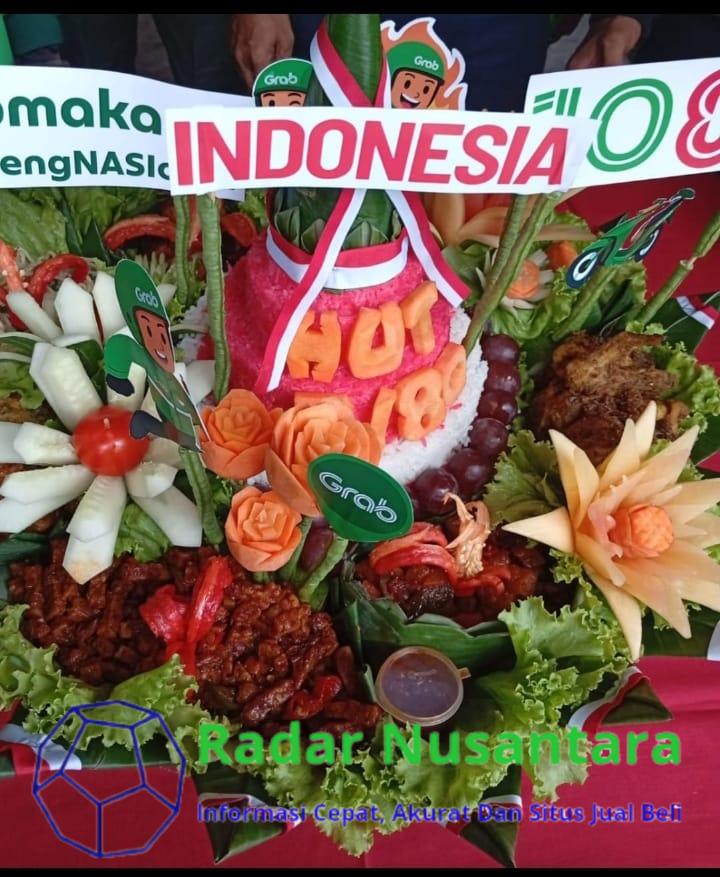 Foto: Hasil karya komunitas uEndesBoy yang meraih Juara Pertama dalam Lomba Merias Tumpeng Nasional Tingkat Kota Banjarmasin