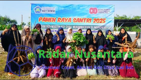 Ponpes Asy-Syifa’ Blimbingrejo Panen Raya Buktikan sebagai Jalan Kemandirian dan Keberkahan