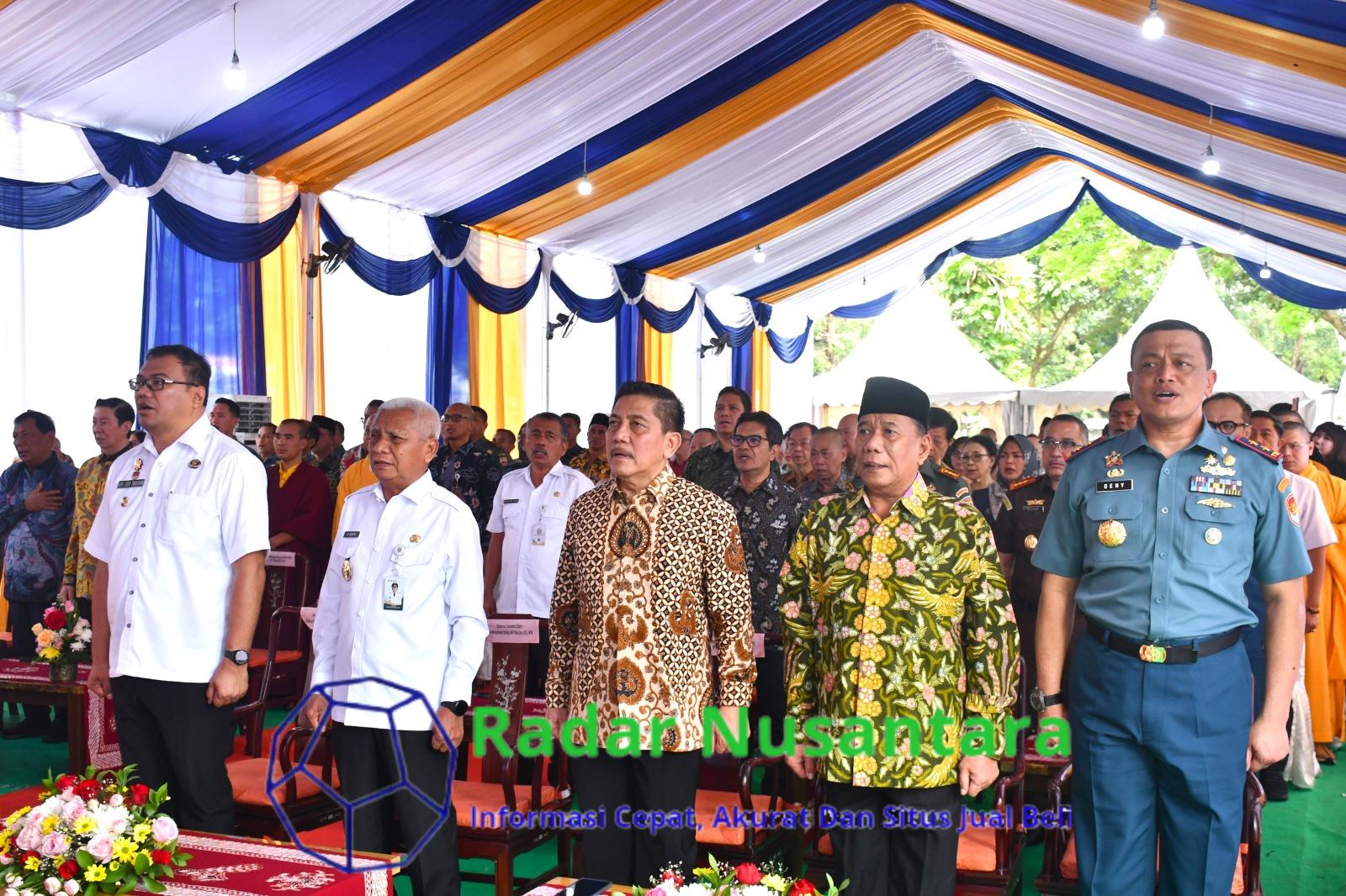 Pangdam I/BB Hadiri Peletakan Batu Pertama Akses Jalan ke Vihara Mahakaruna