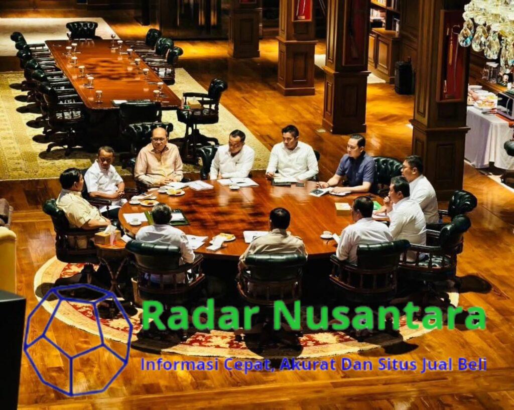 Presiden Prabowo Mengadakan Rapat di Kediamannya, Dari Pagi Hingga Malam Hari
