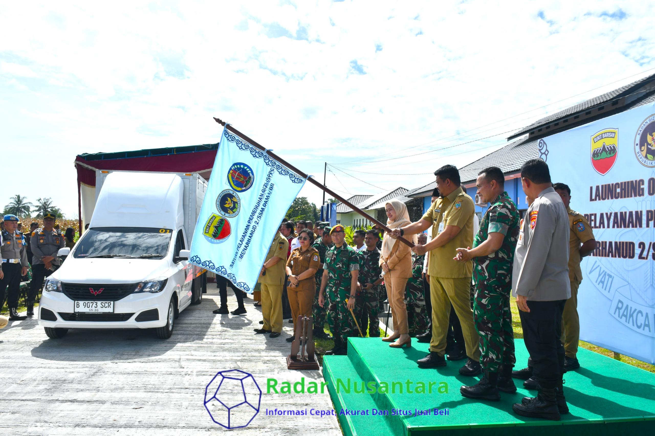 Dorong Pemenuhan Gizi, Pangdam I/BB Bersama Forkopimda Resmikan SPPG Menarhanud 2/SSM