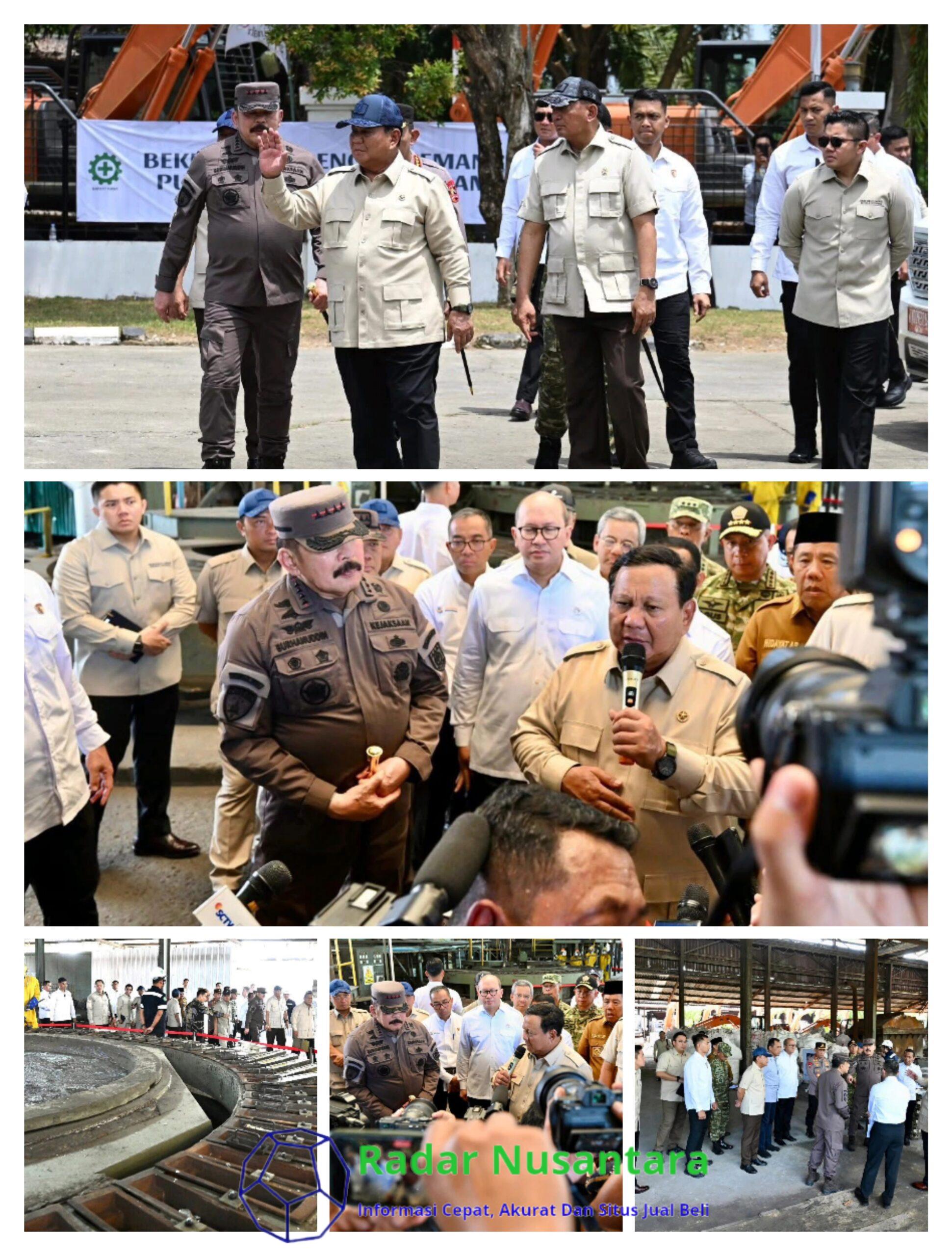 Aset Rp6-7 Triliun Diserahkan ke PT Timah, Presiden Prabowo: Ini Bukti Penegakan Hukum