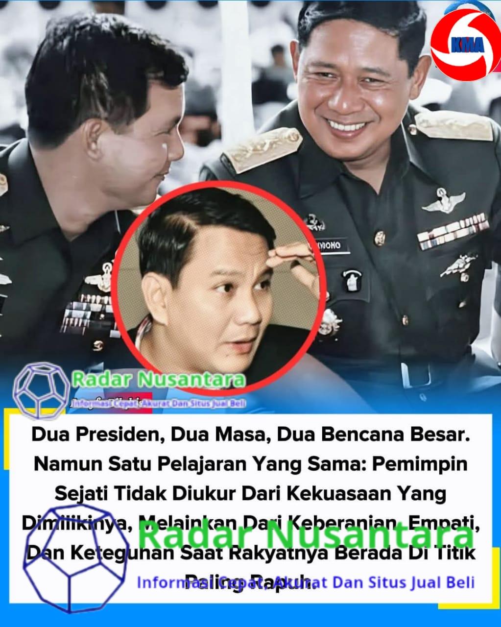 Takdir Dua Pemimpin: Dari Puncak Kekuasaan hingga Menghadapi Bencana Besar Nusantara