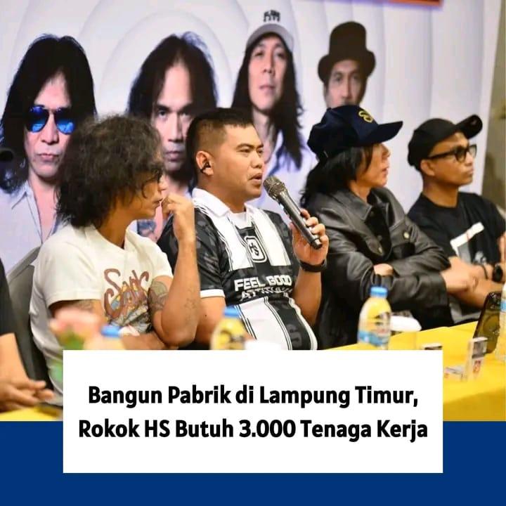 Pengusaha asal Yogya membangun pabrik rokok di Lampung Timur untuk menyerap tenaga kerja