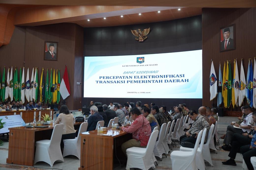 Kemendagri Dorong Percepatan SP2D Online di Rakor Elektronifikasi Transaksi Pemda