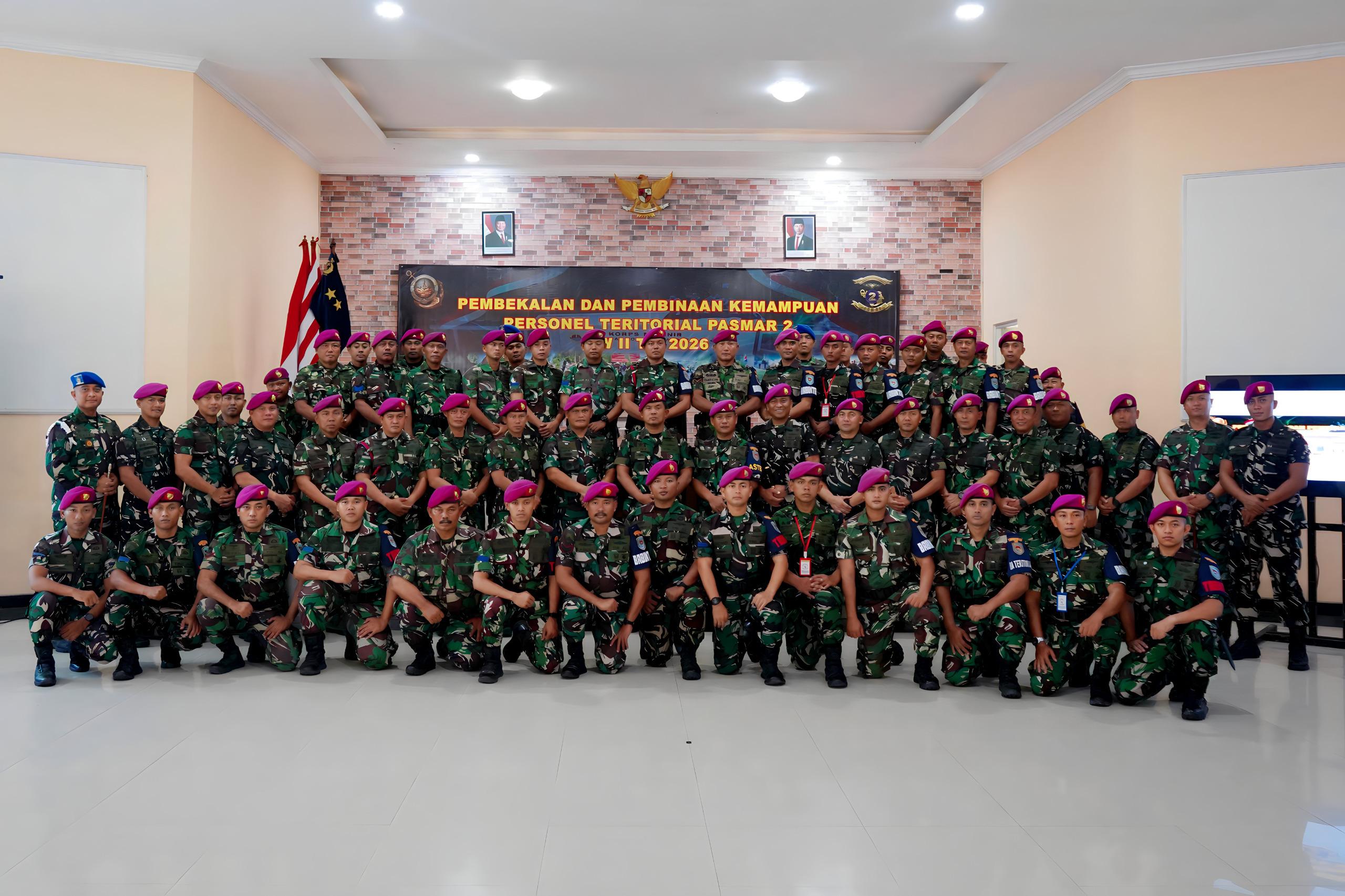 Tingkatkan Profesionalisme Teritorial, Danpasmar 2 Bekali Prajurit dengan Wawasan Strategis