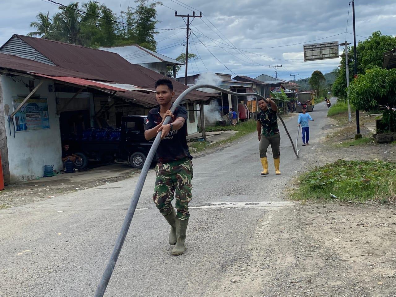 TNI AD Kebut Pipanisasi Air Bersih di Maniamolo, Progres Capai 77 Persen