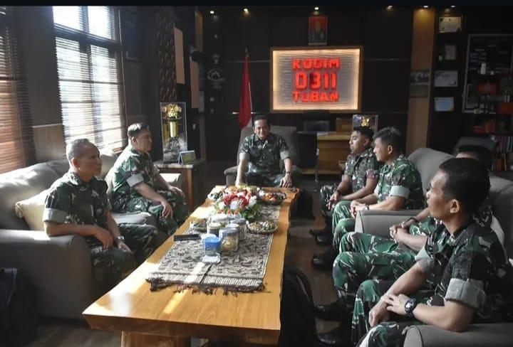 Perkuat Akuntabilitas Kinerja, Kodim 0811/Tuban Terima Kunjungan Tim Wasrik Itdam V/Brawijaya