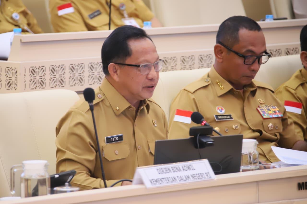 Mendagri Apresiasi Komisi II DPR RI Dukung Penguatan Wilayah Perbatasan